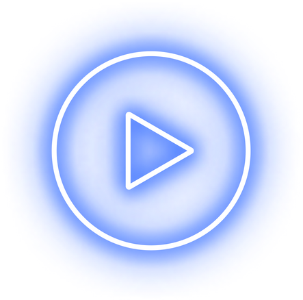 neon play button