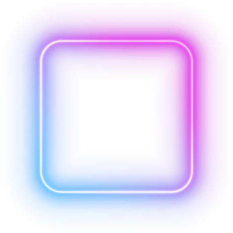Futuristic Neon Rectangle